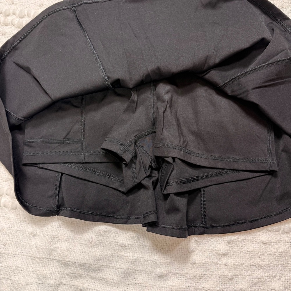 Gilly Hicks Go Energize Black High Waisted Active Skort with Pockets Small - Picture 3 of 5